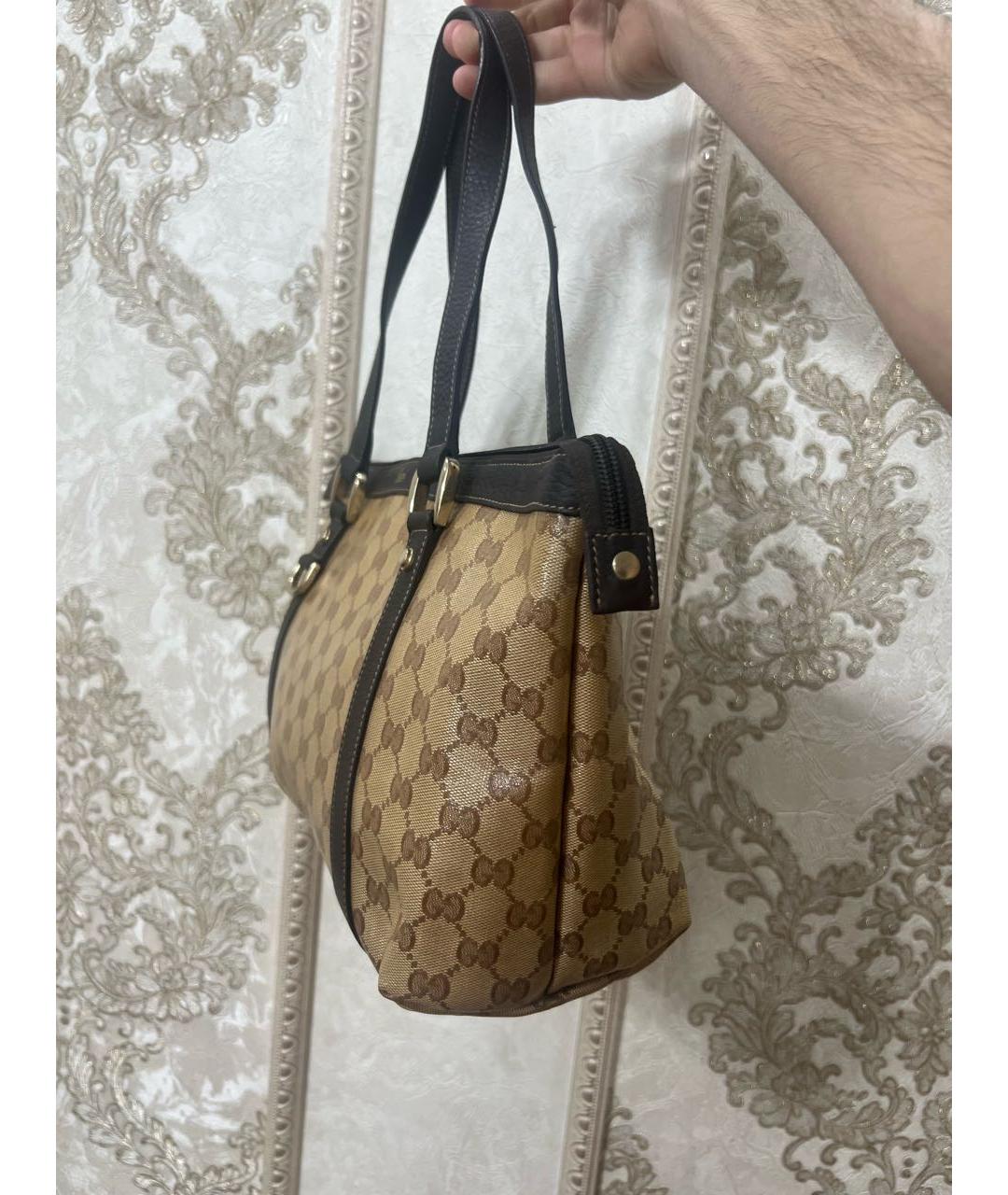 GUCCI Коричневая сумка с короткими ручками, фото 2