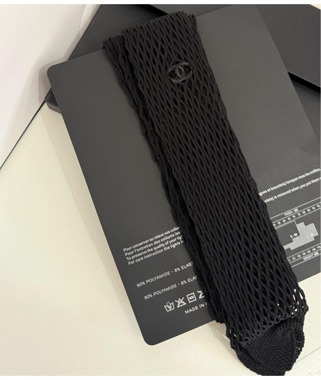 CHANEL Черные носки, чулки и колготы, фото 5