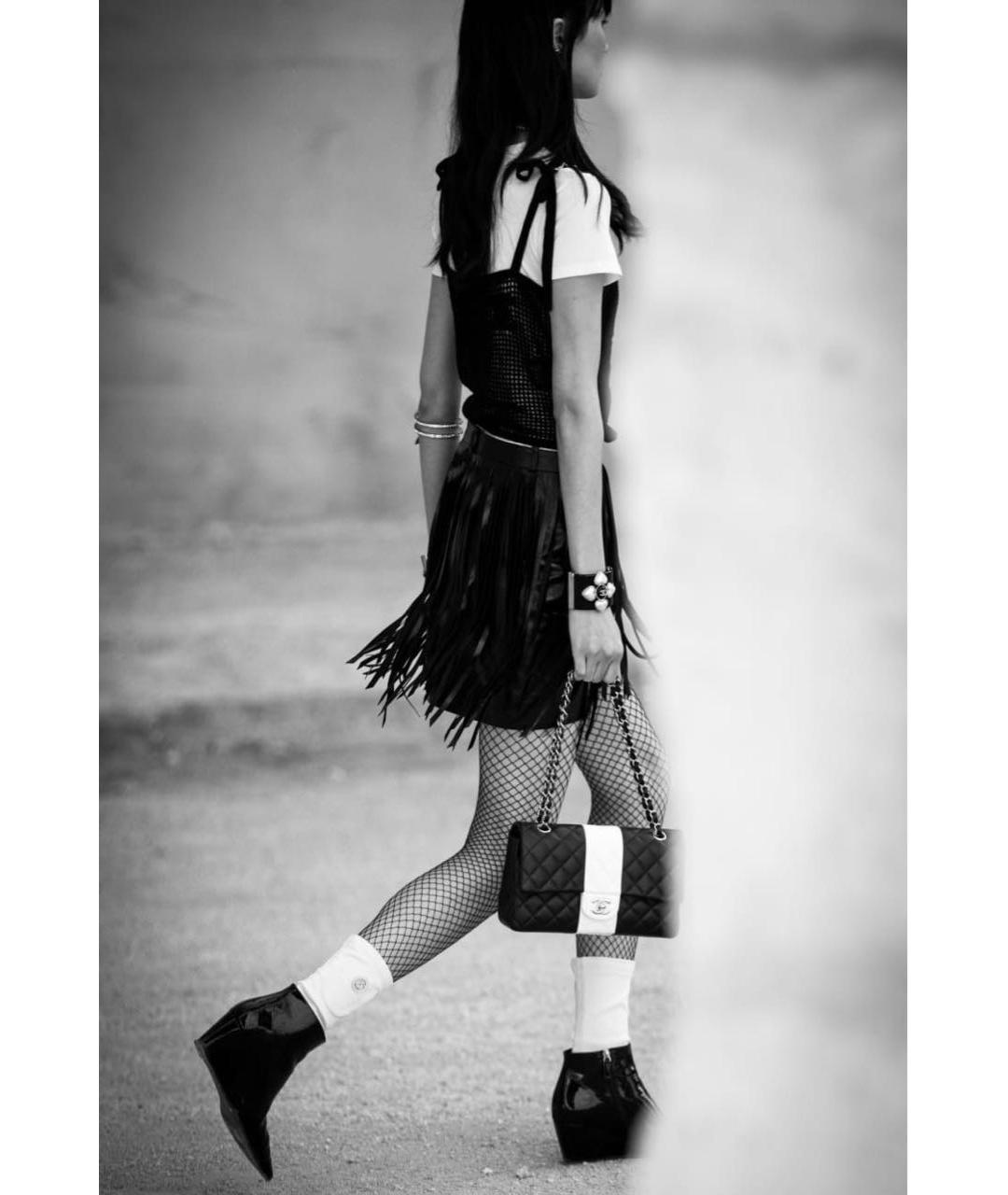 CHANEL Черные носки, чулки и колготы, фото 3