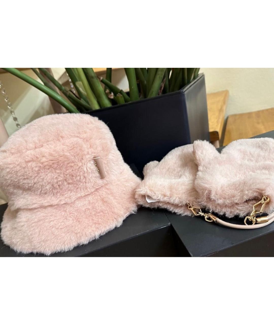 MAX MARA Розовая шапка, фото 6