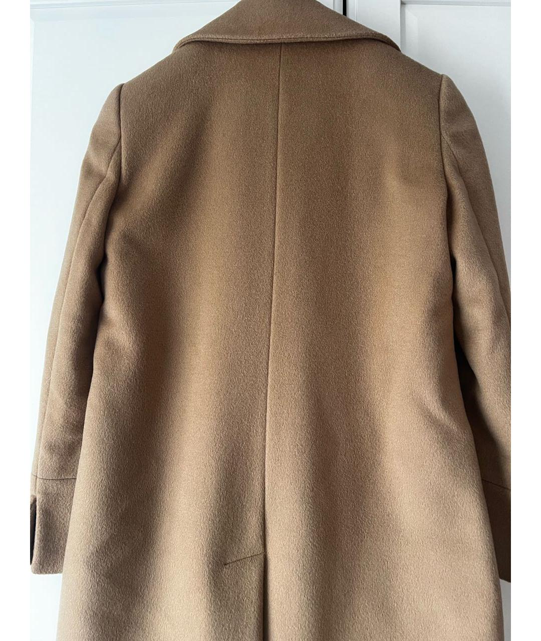 MAX MARA Бежевое шерстяное пальто, фото 2