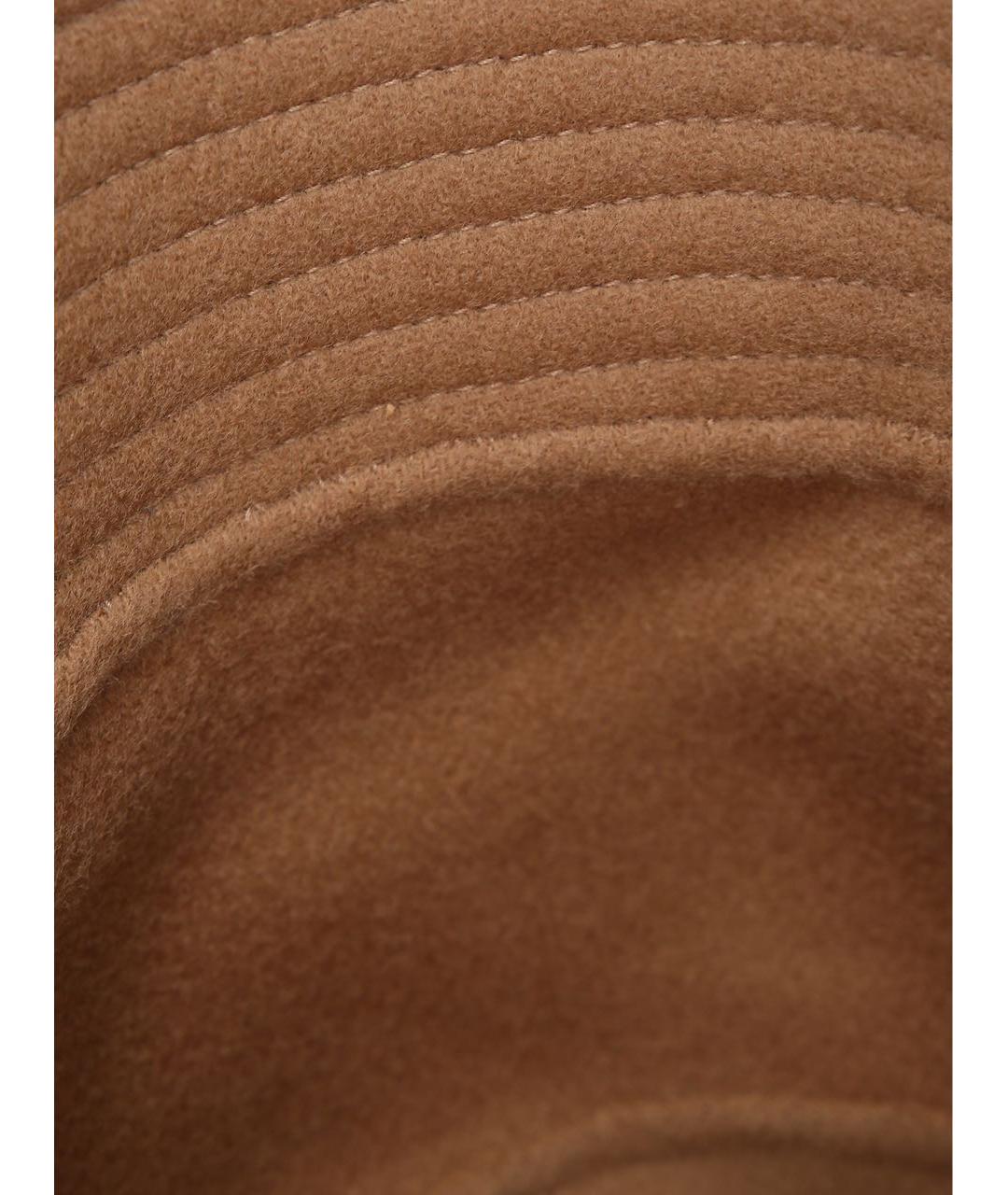 MAX MARA Коричневая шерстяная шапка, фото 5