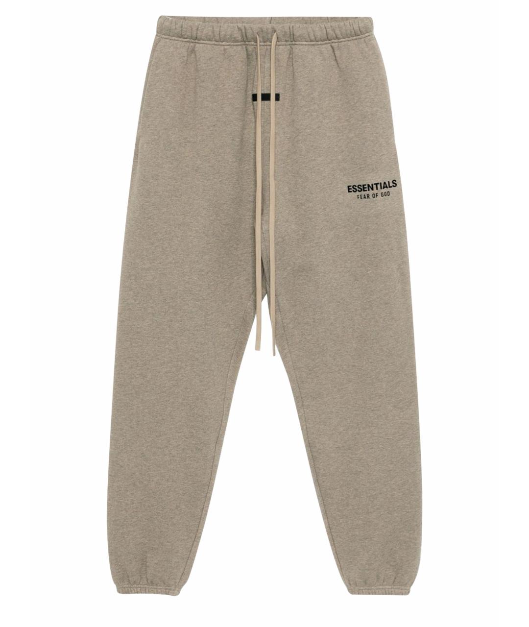 FEAR OF GOD ESSENTIALS Серые хлопковые повседневные брюки, фото 3