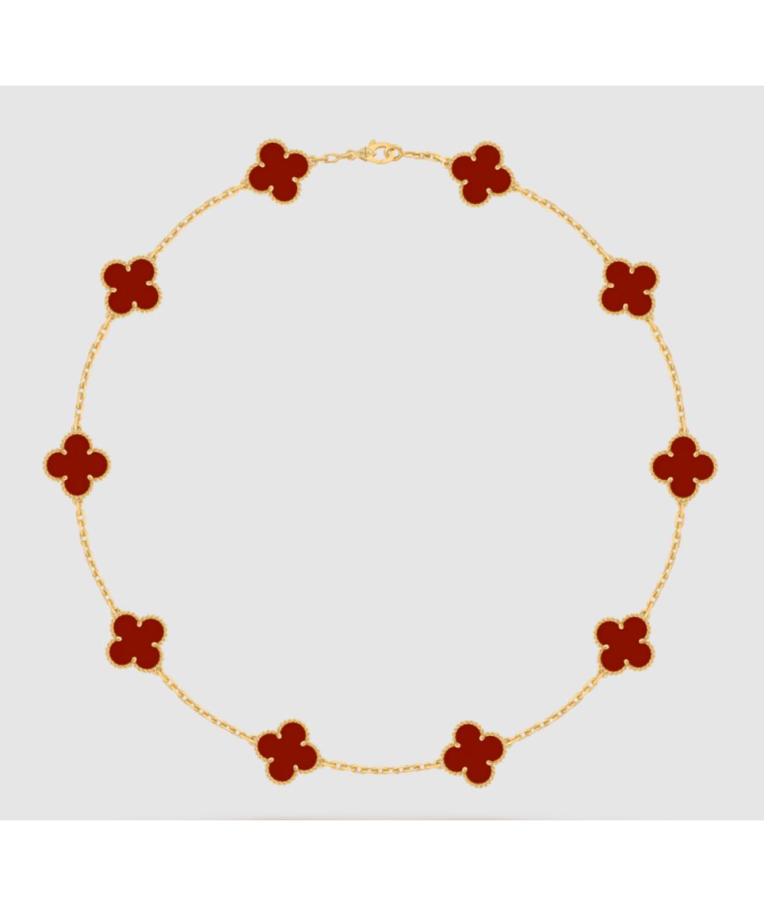 VAN CLEEF & ARPELS Красное колье из желтого золота, фото 4