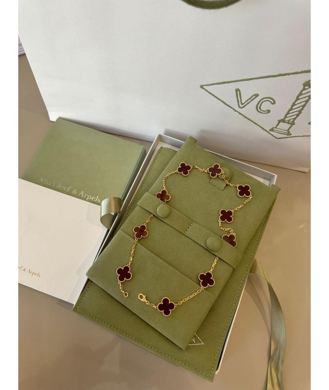 VAN CLEEF & ARPELS Красное колье из желтого золота, фото 2