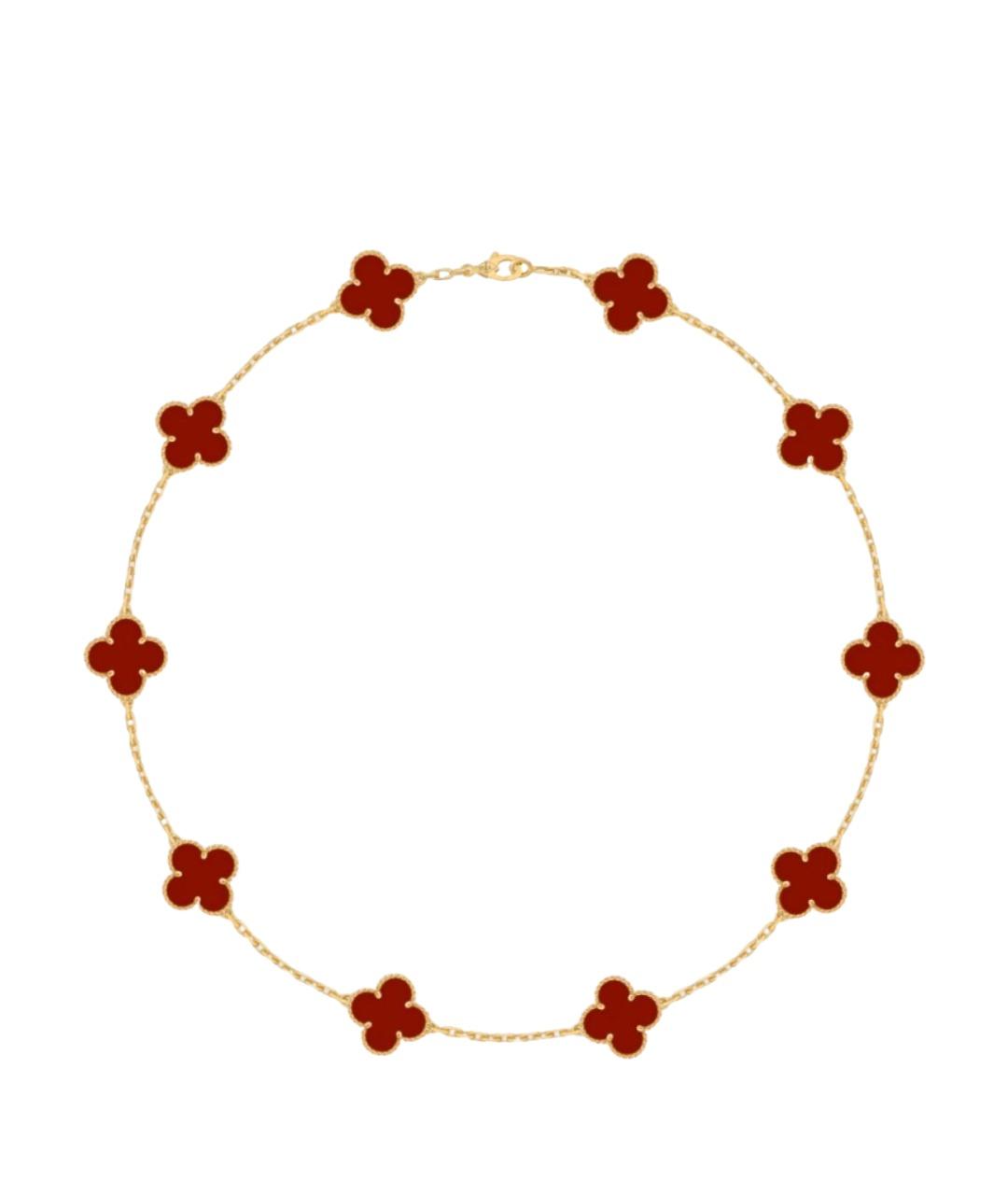 VAN CLEEF & ARPELS Красное колье из желтого золота, фото 1