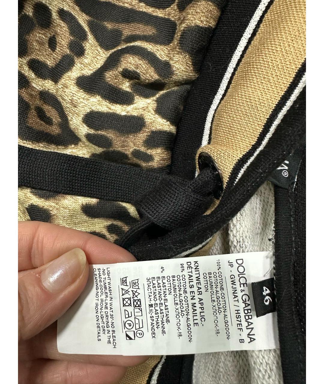 DOLCE&GABBANA Мульти брюки широкие, фото 7