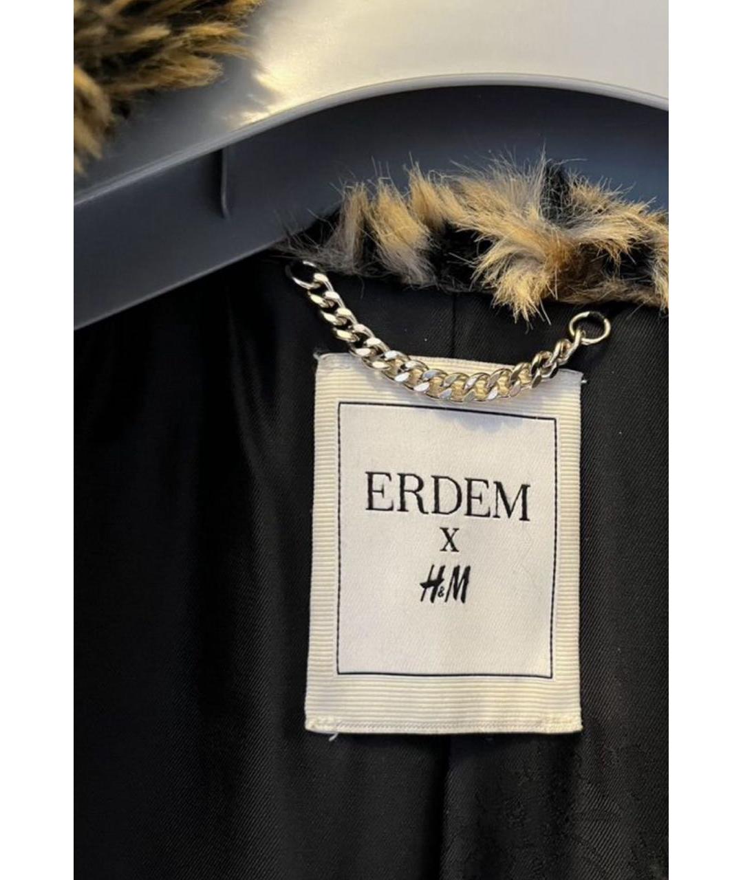 ERDEM Коричневая меховая шуба, фото 6