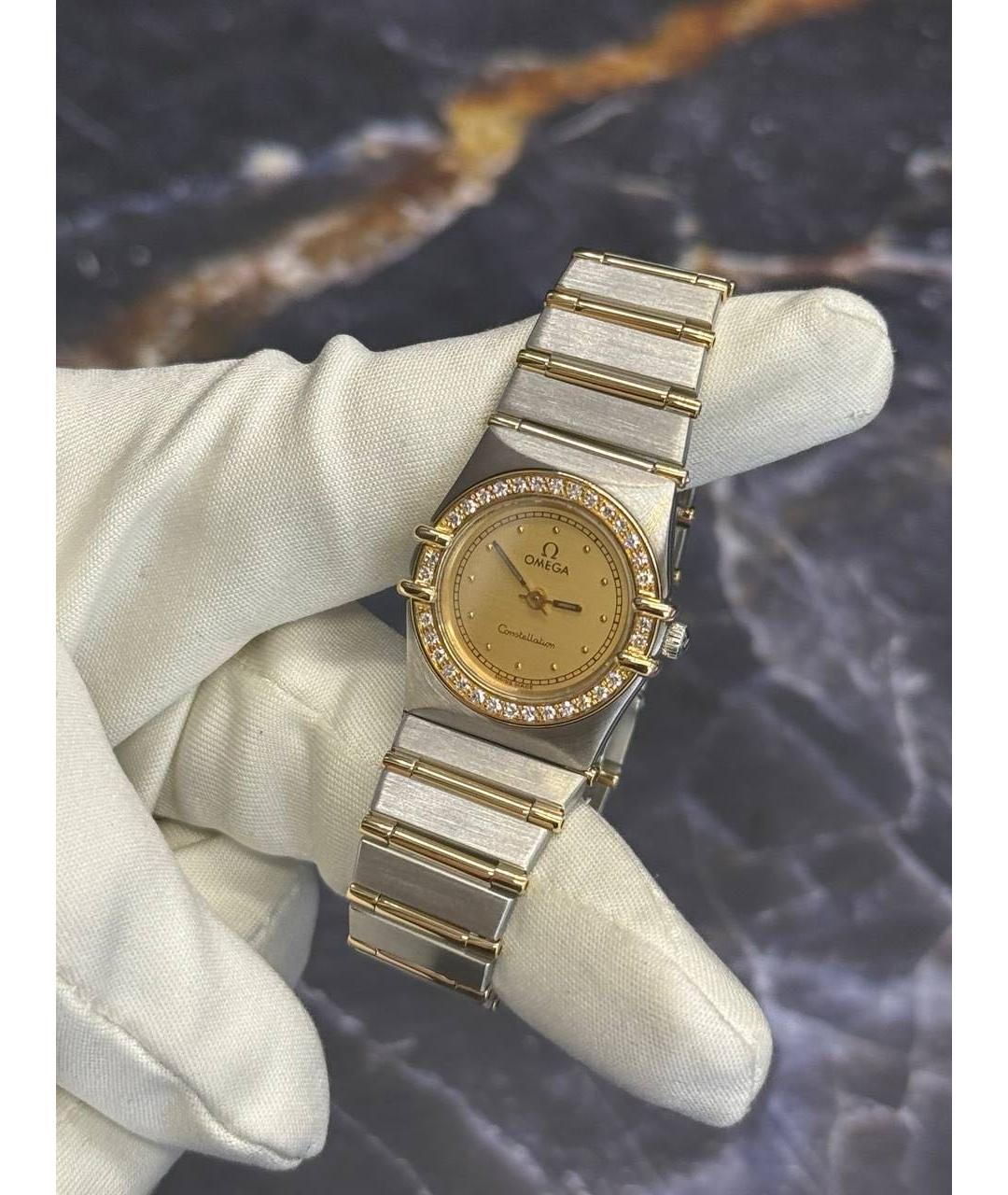 OMEGA Золотые часы, фото 4