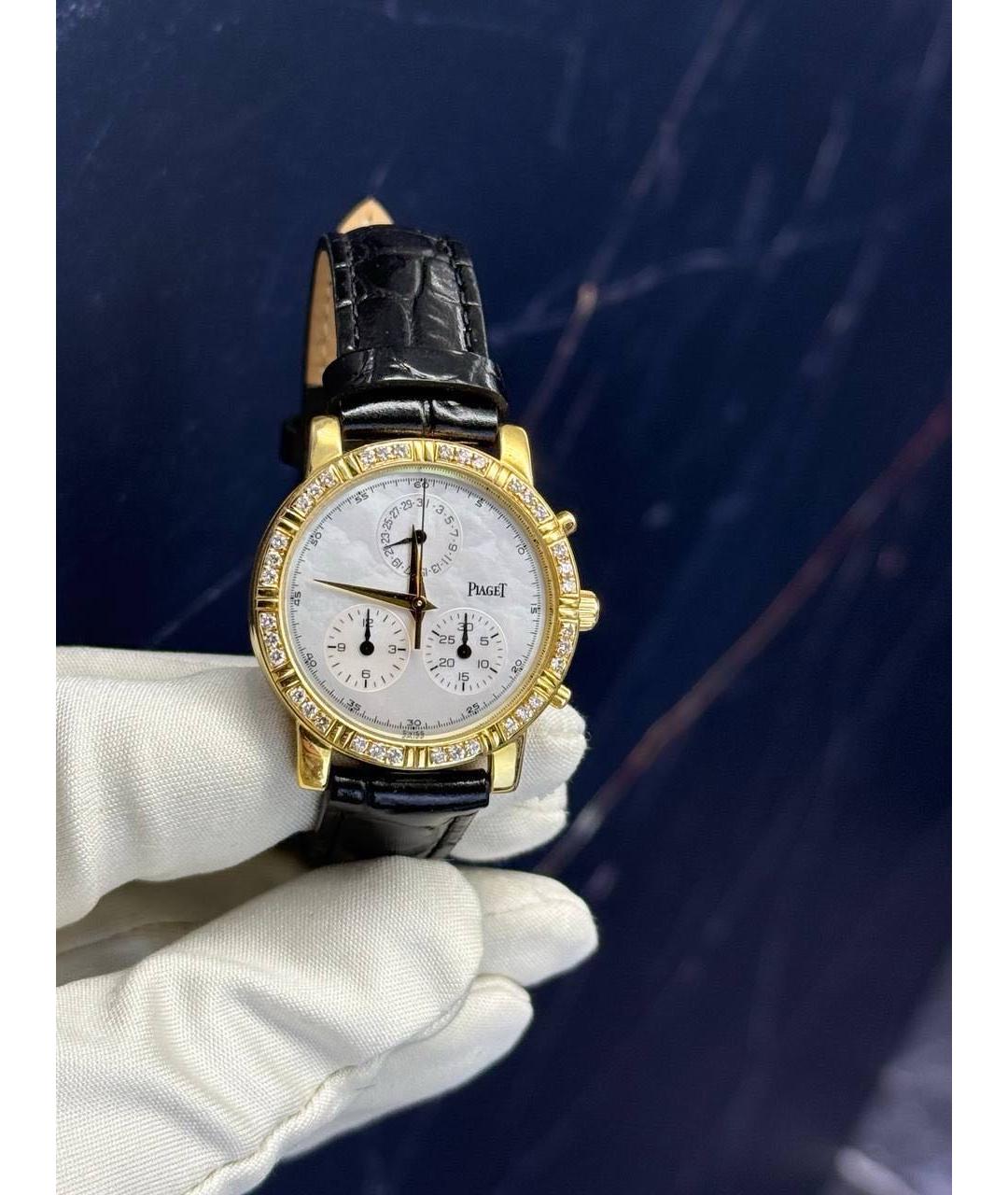 PIAGET Бежевые часы из желтого золота, фото 7