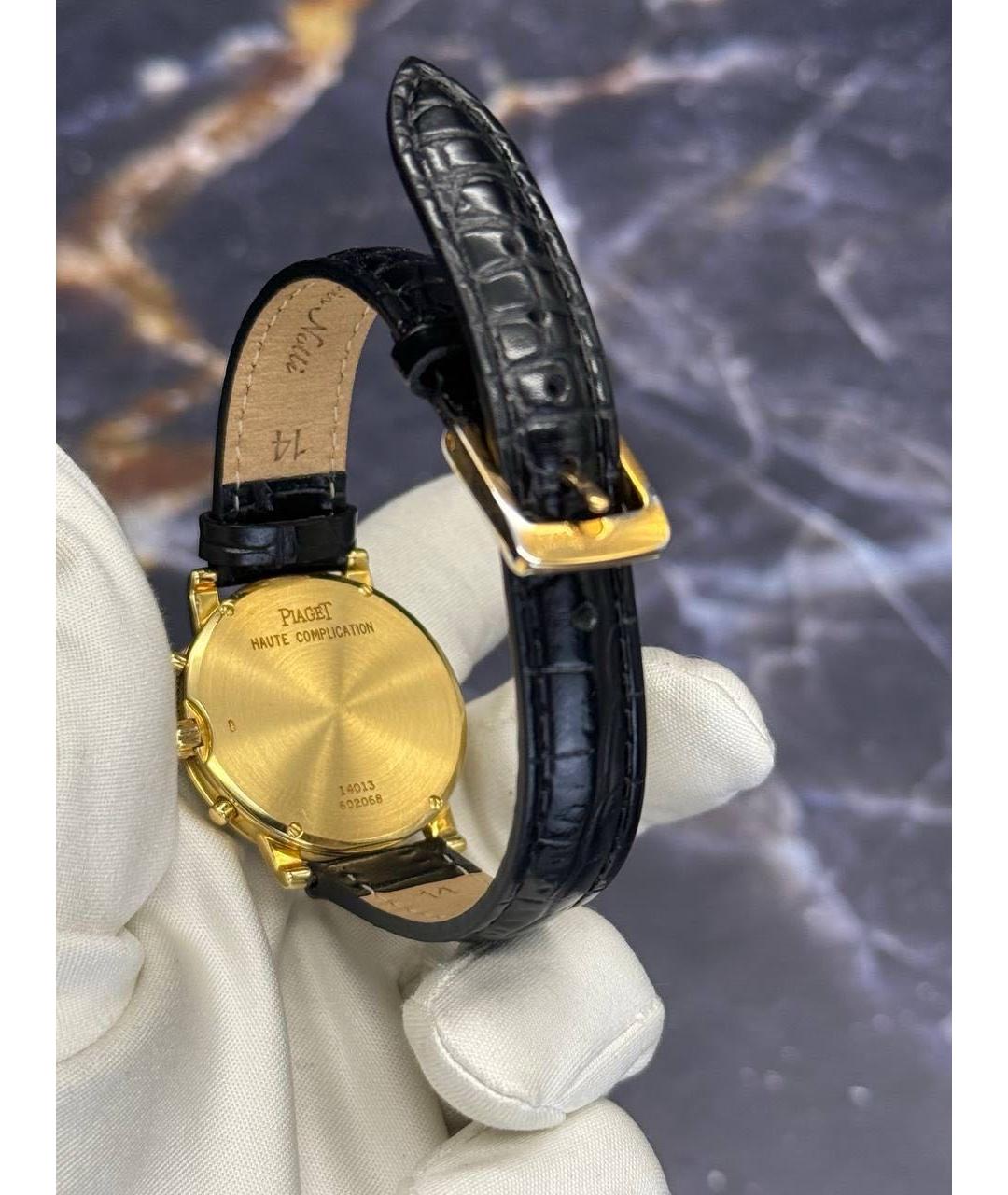 PIAGET Бежевые часы из желтого золота, фото 5