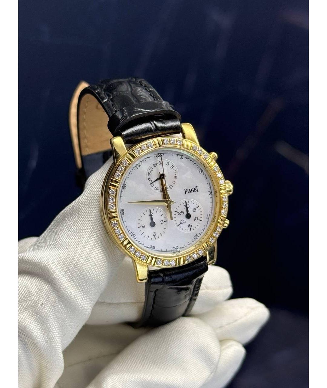 PIAGET Бежевые часы из желтого золота, фото 6
