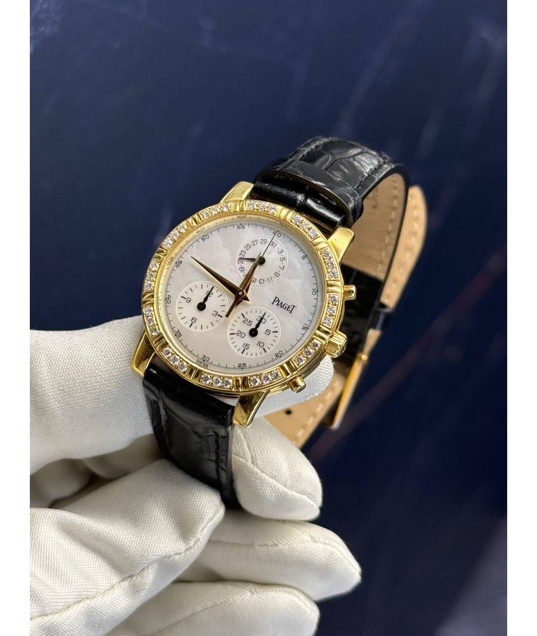PIAGET Бежевые часы из желтого золота, фото 3