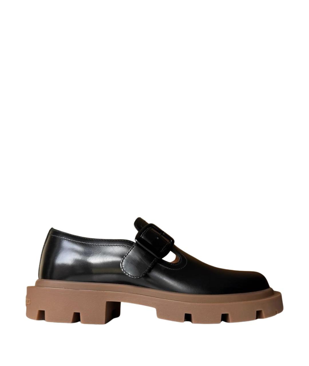 MAISON MARGIELA Черные кожаные ботинки, фото 1