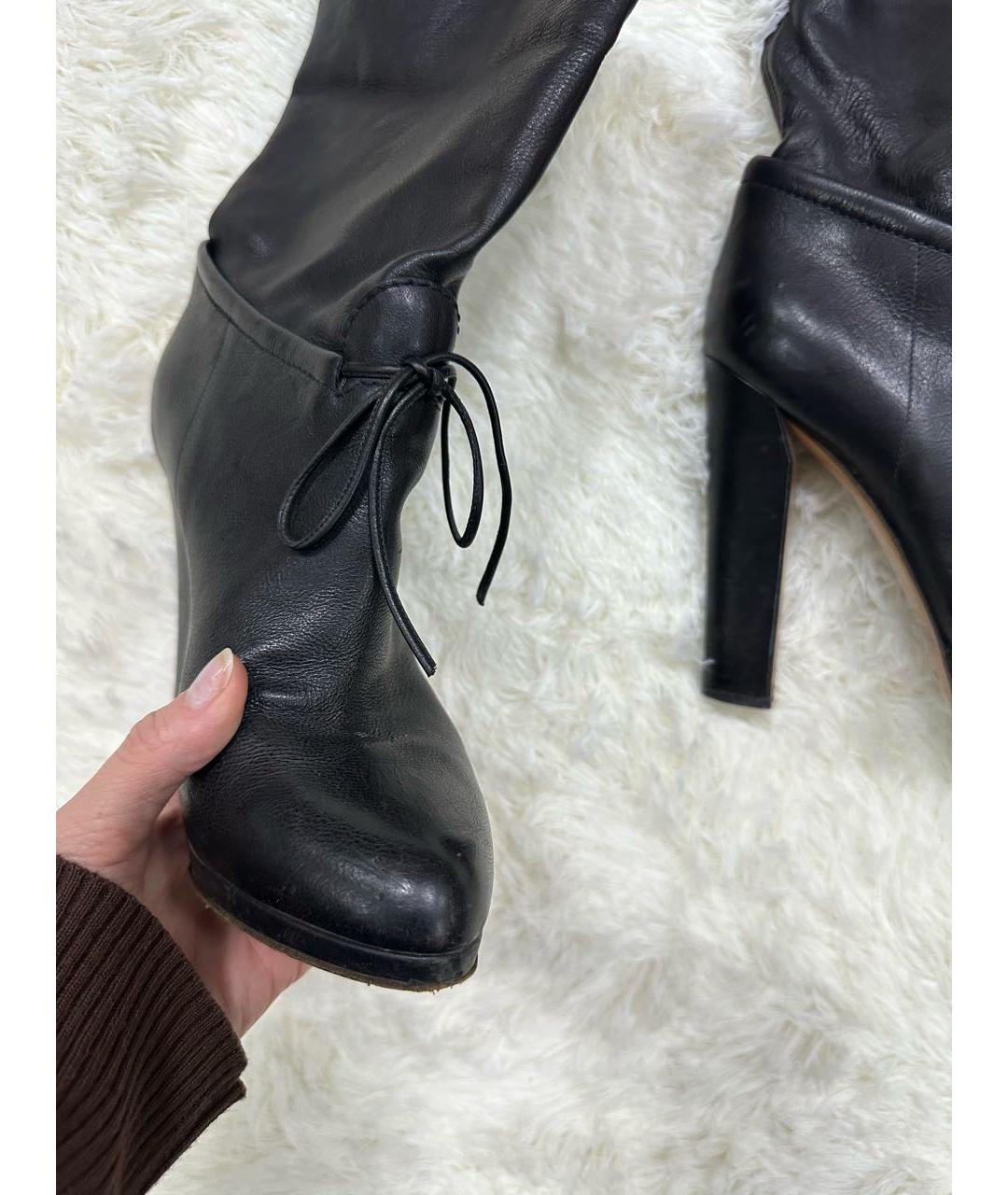 CASADEI Черные кожаные ботильоны, фото 2