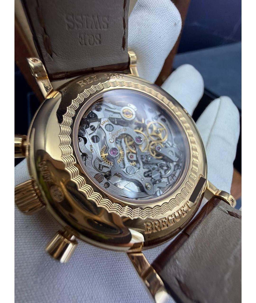 Breguet Черные часы из розового золота, фото 4