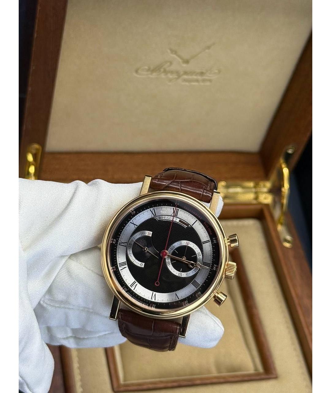 Breguet Черные часы из розового золота, фото 2