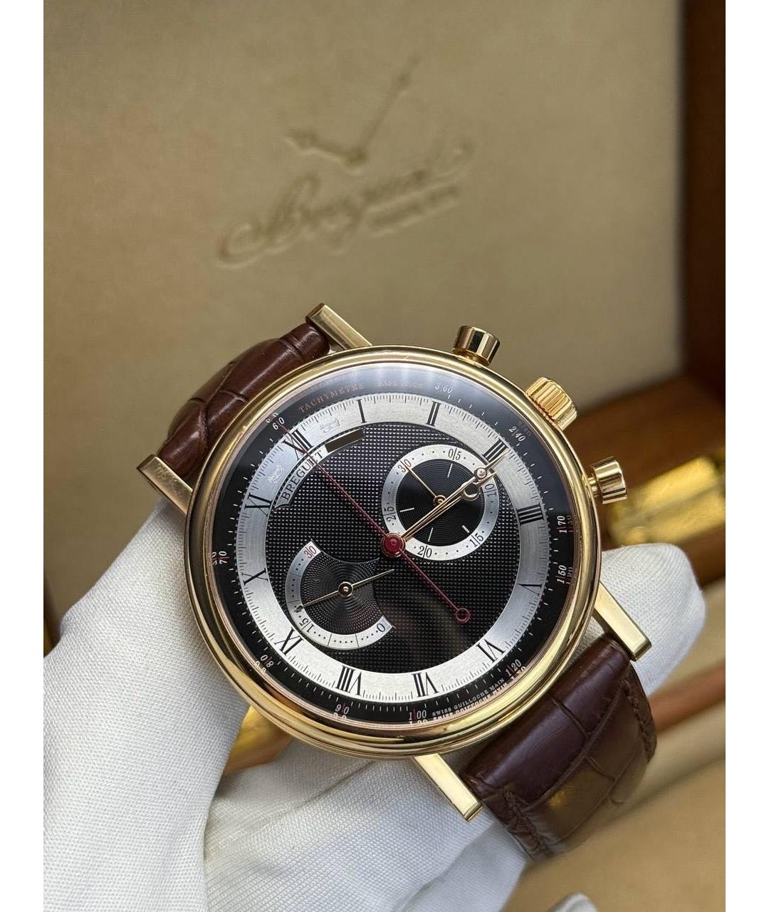Breguet Черные часы из розового золота, фото 7