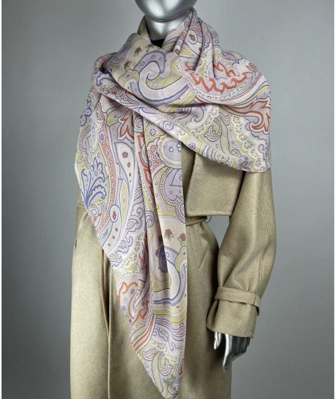 MAX MARA Мульти шелковый платок, фото 6