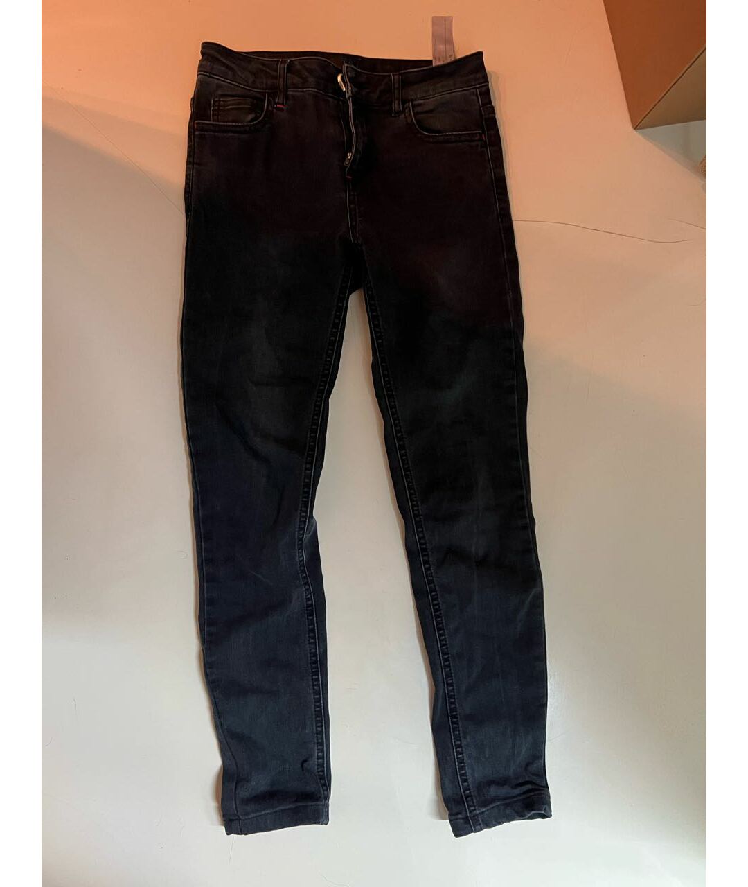 TWIN-SET Антрацитовые джинсы слим, фото 8