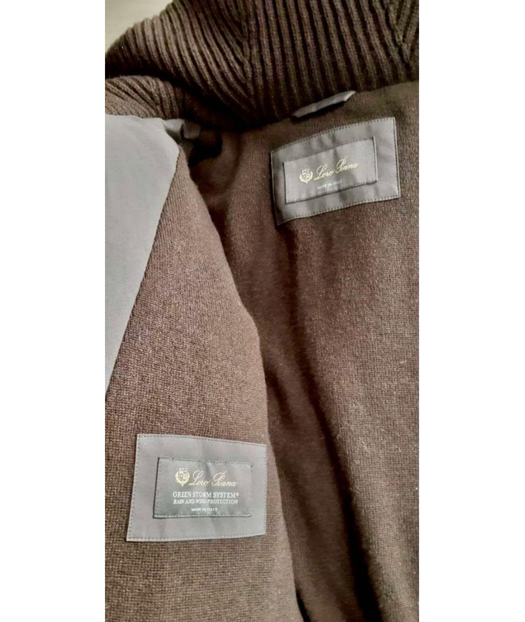 LORO PIANA Коричневая кашемировая куртка, фото 3