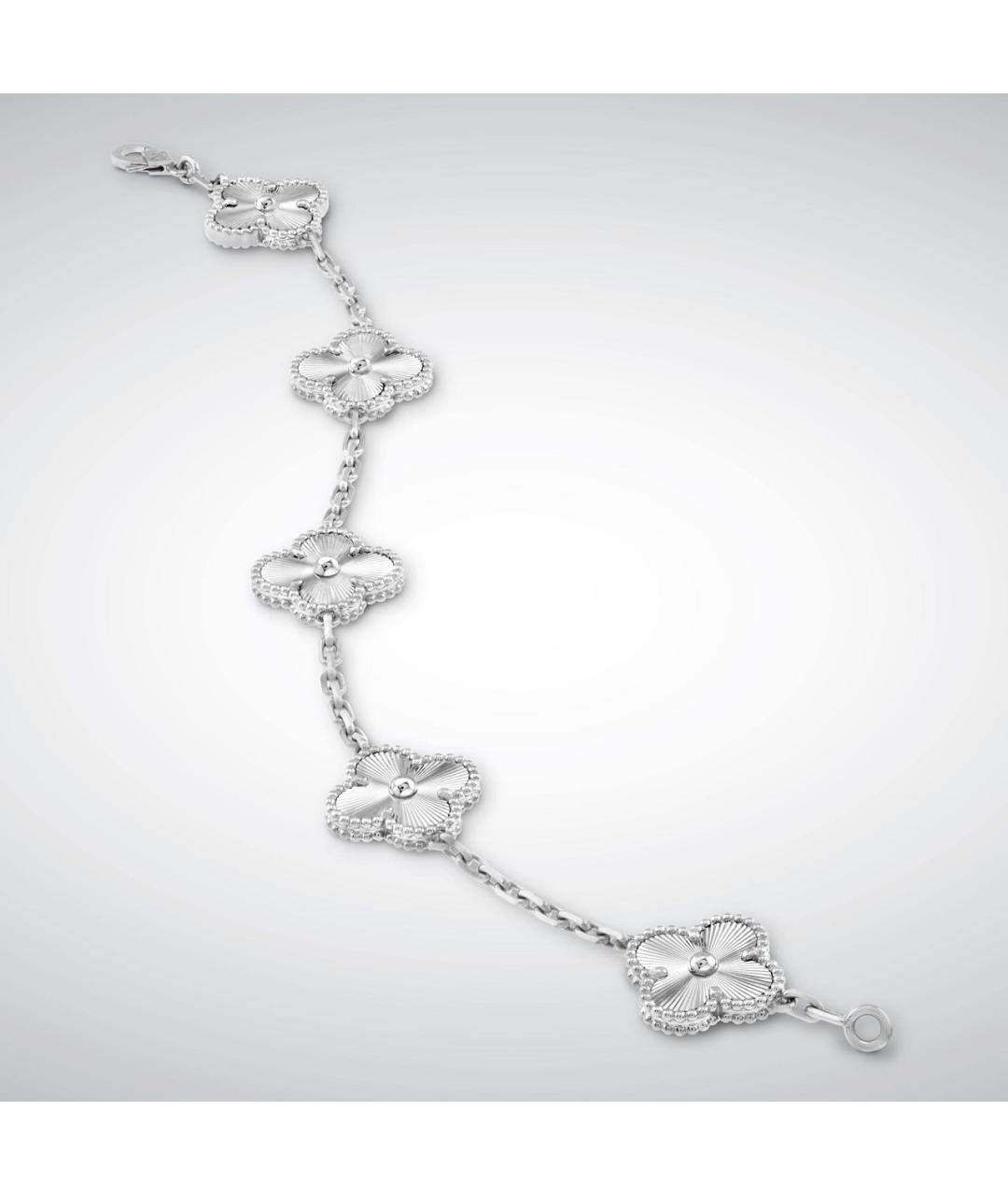 VAN CLEEF & ARPELS Серебрянный браслет из белого золота, фото 3