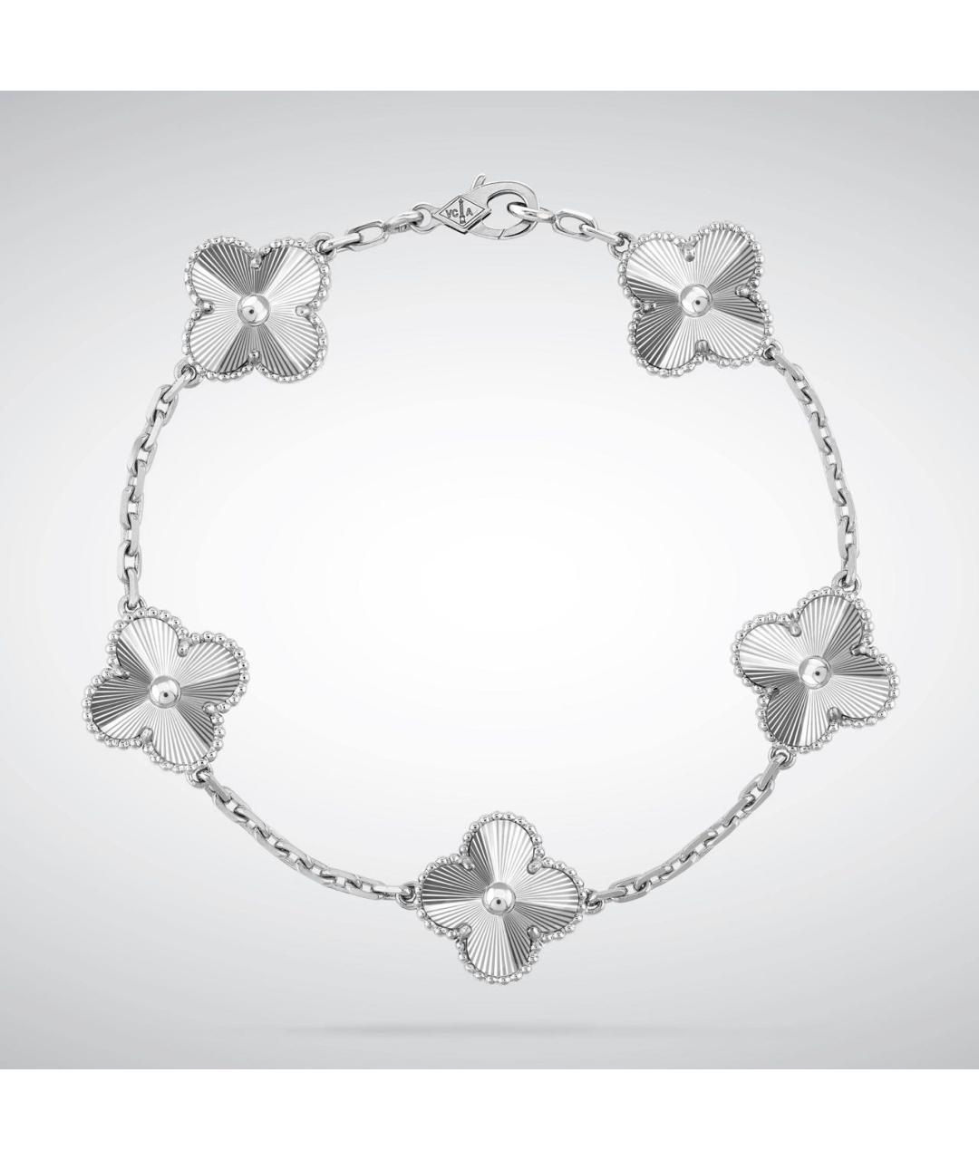 VAN CLEEF & ARPELS Серебрянный браслет из белого золота, фото 5