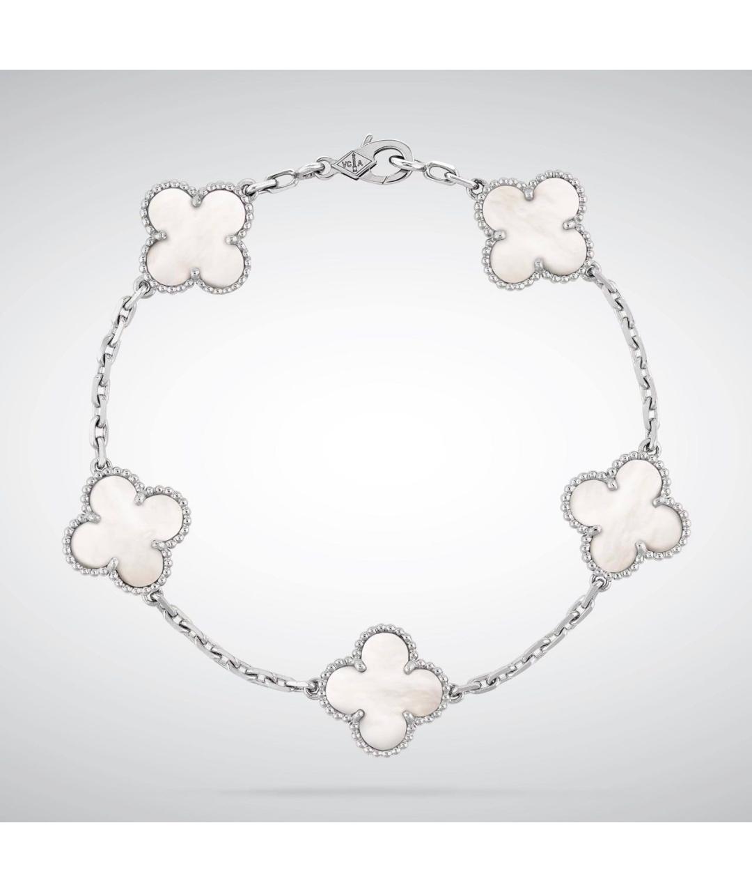 VAN CLEEF & ARPELS Белый браслет из белого золота, фото 5