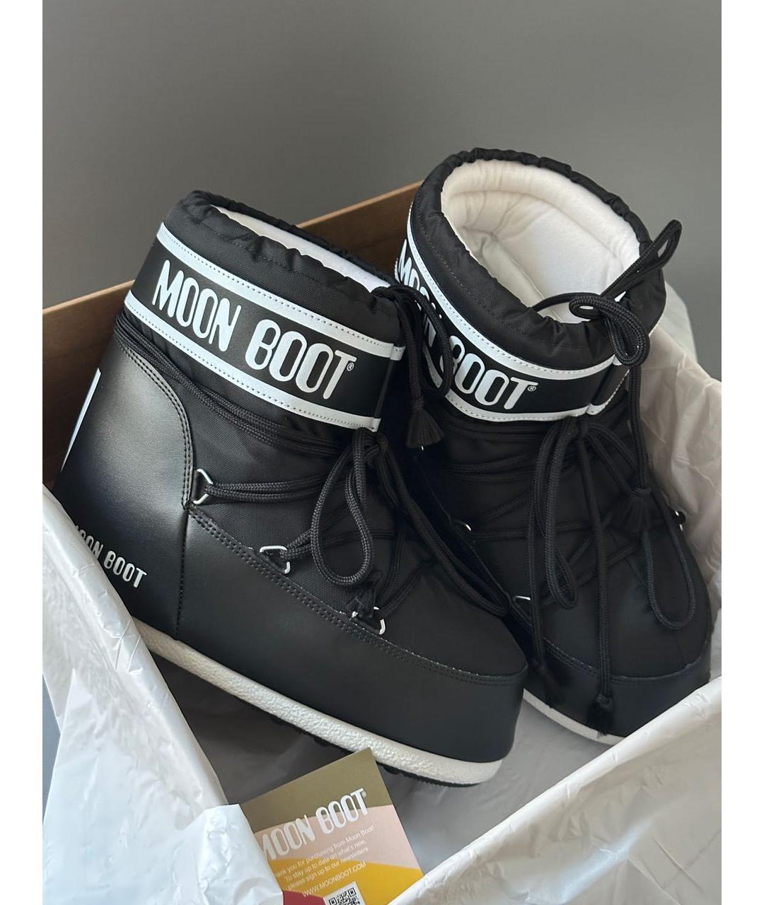 MOON BOOT Черные ботинки, фото 2