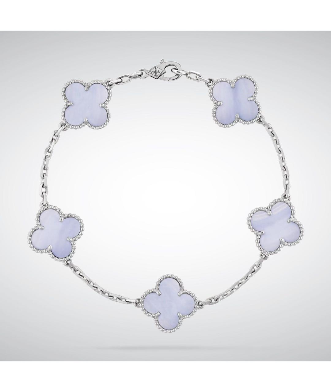 VAN CLEEF & ARPELS Серый браслет из белого золота, фото 3