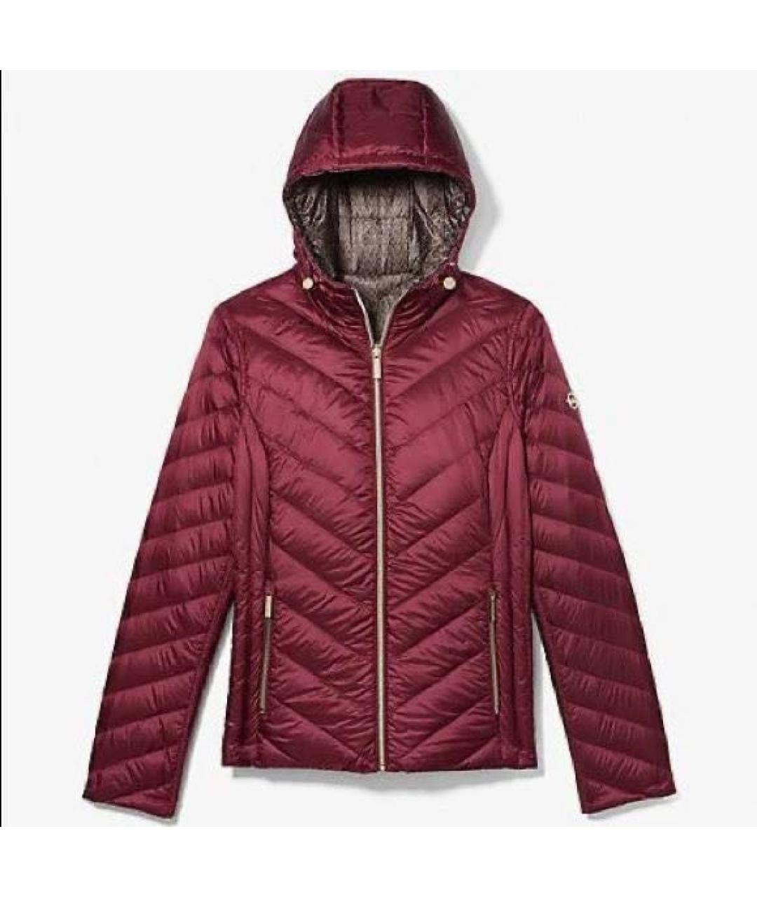 MICHAEL KORS Бордовая куртка, фото 9