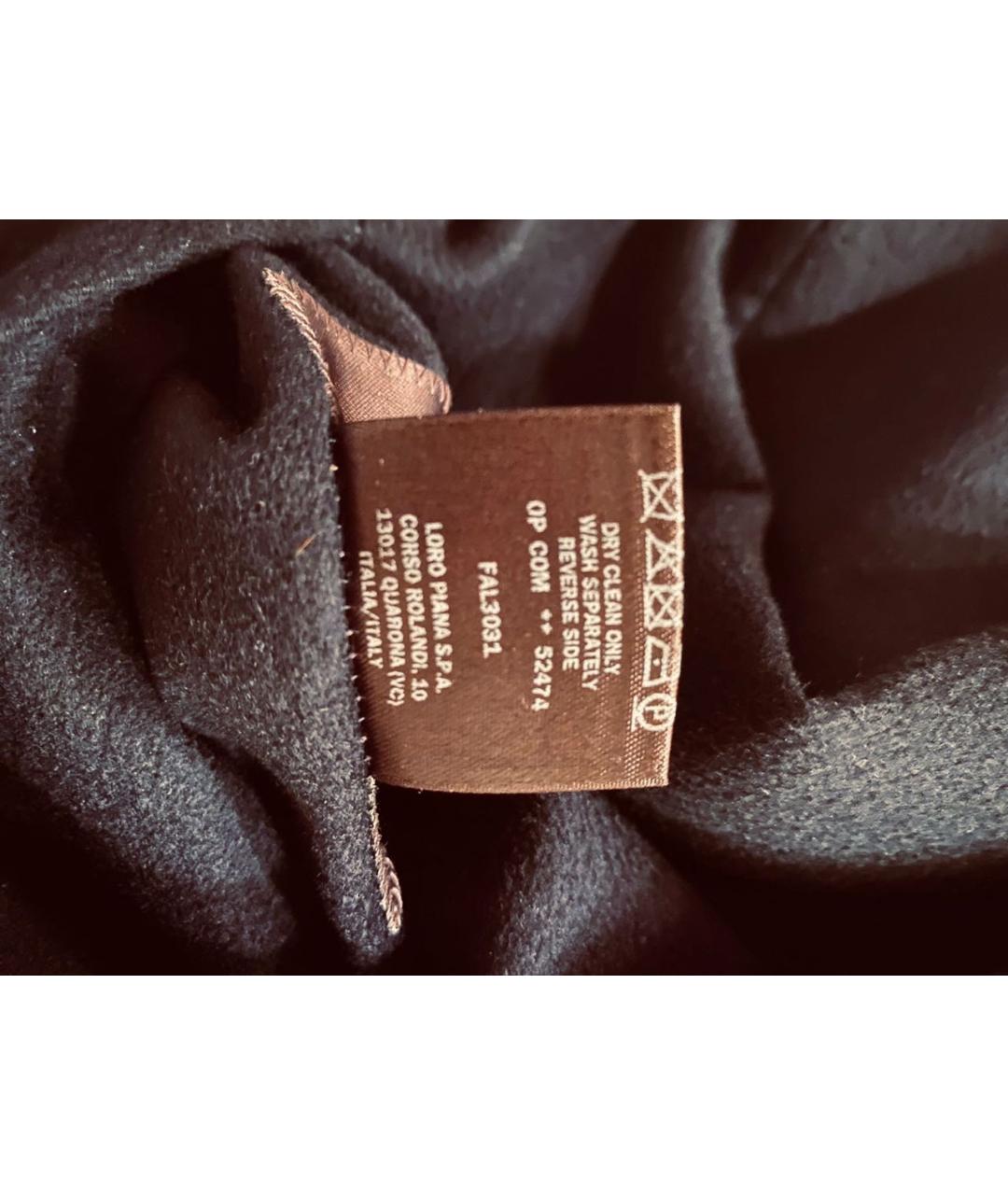 LORO PIANA Черная кашемировая куртка, фото 6