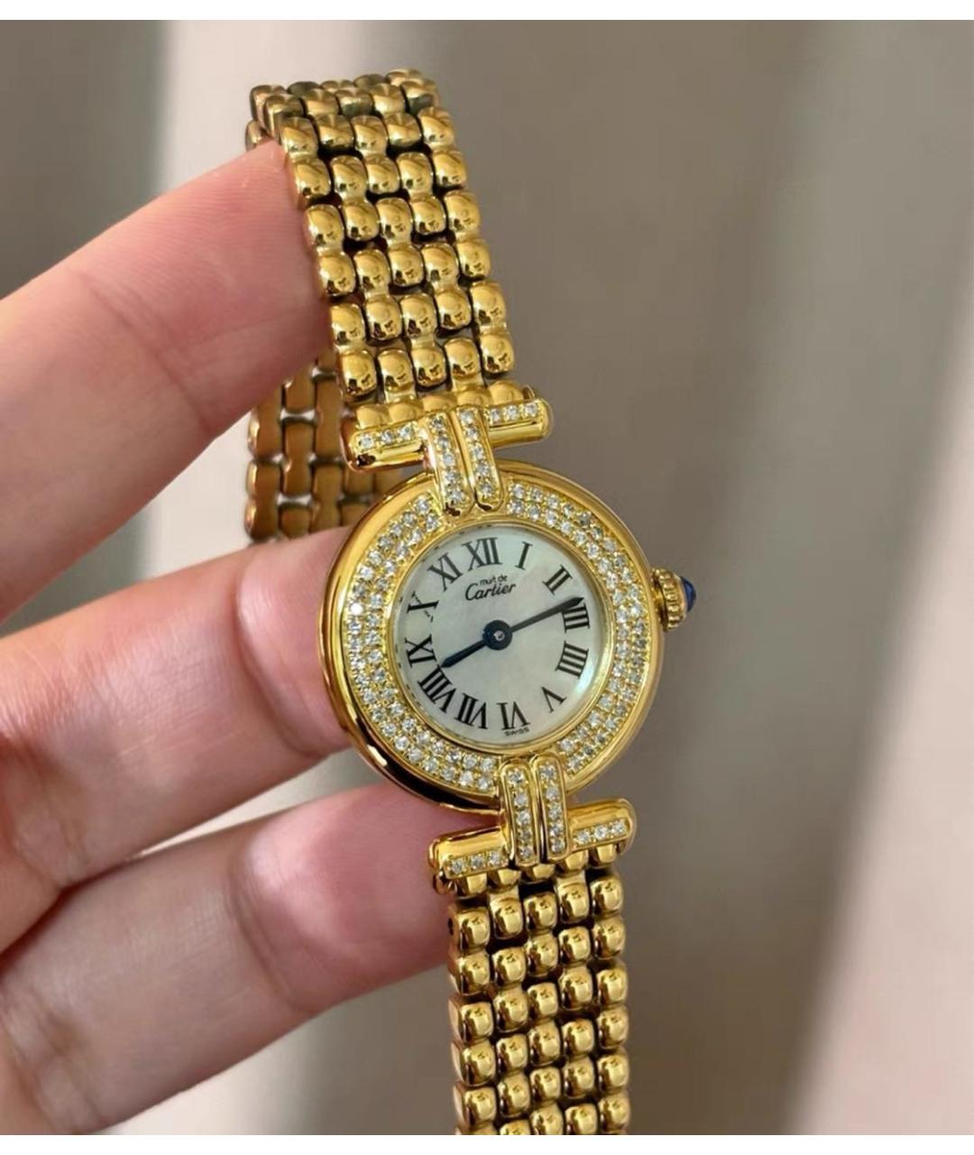 CARTIER Золотые часы, фото 3