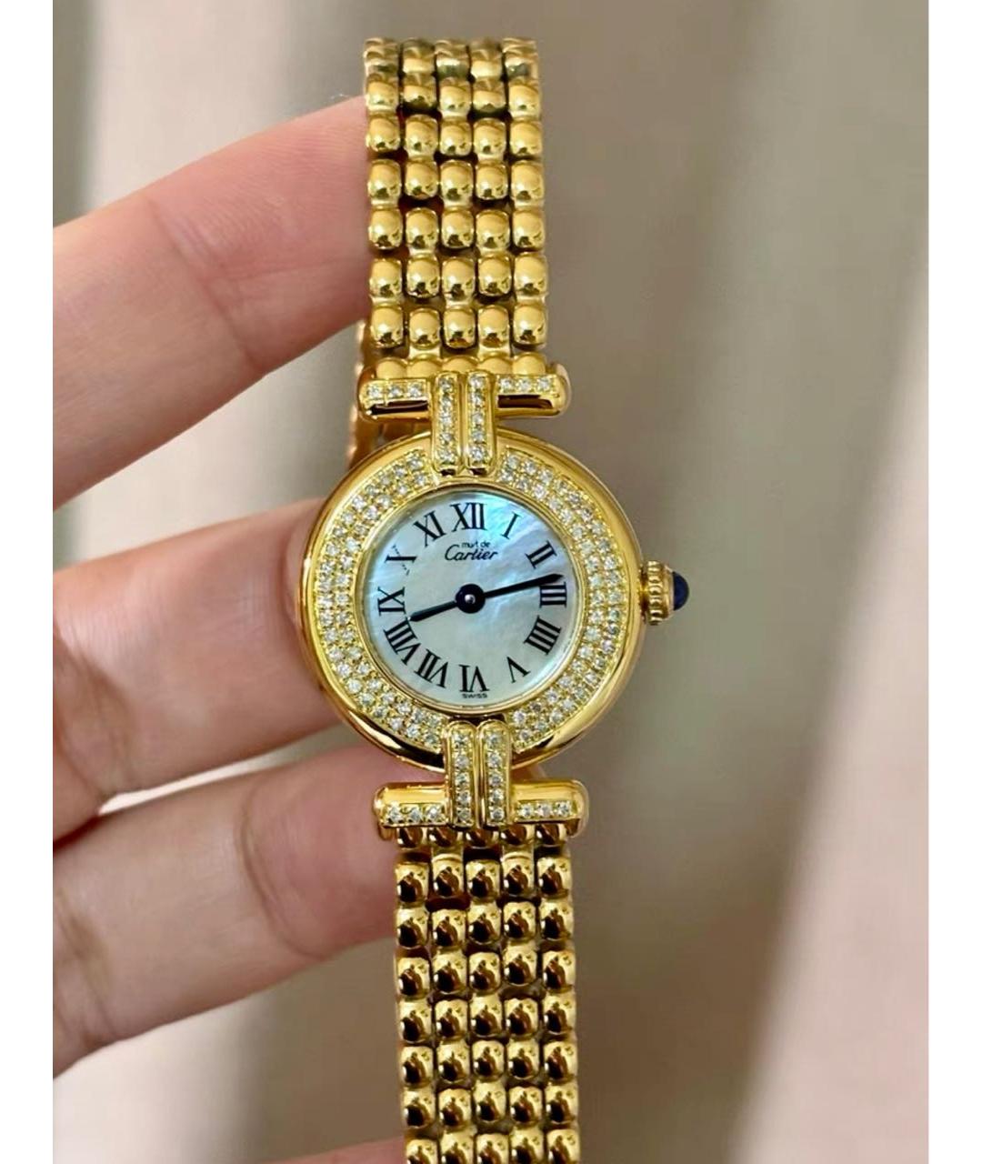 CARTIER Золотые часы, фото 2