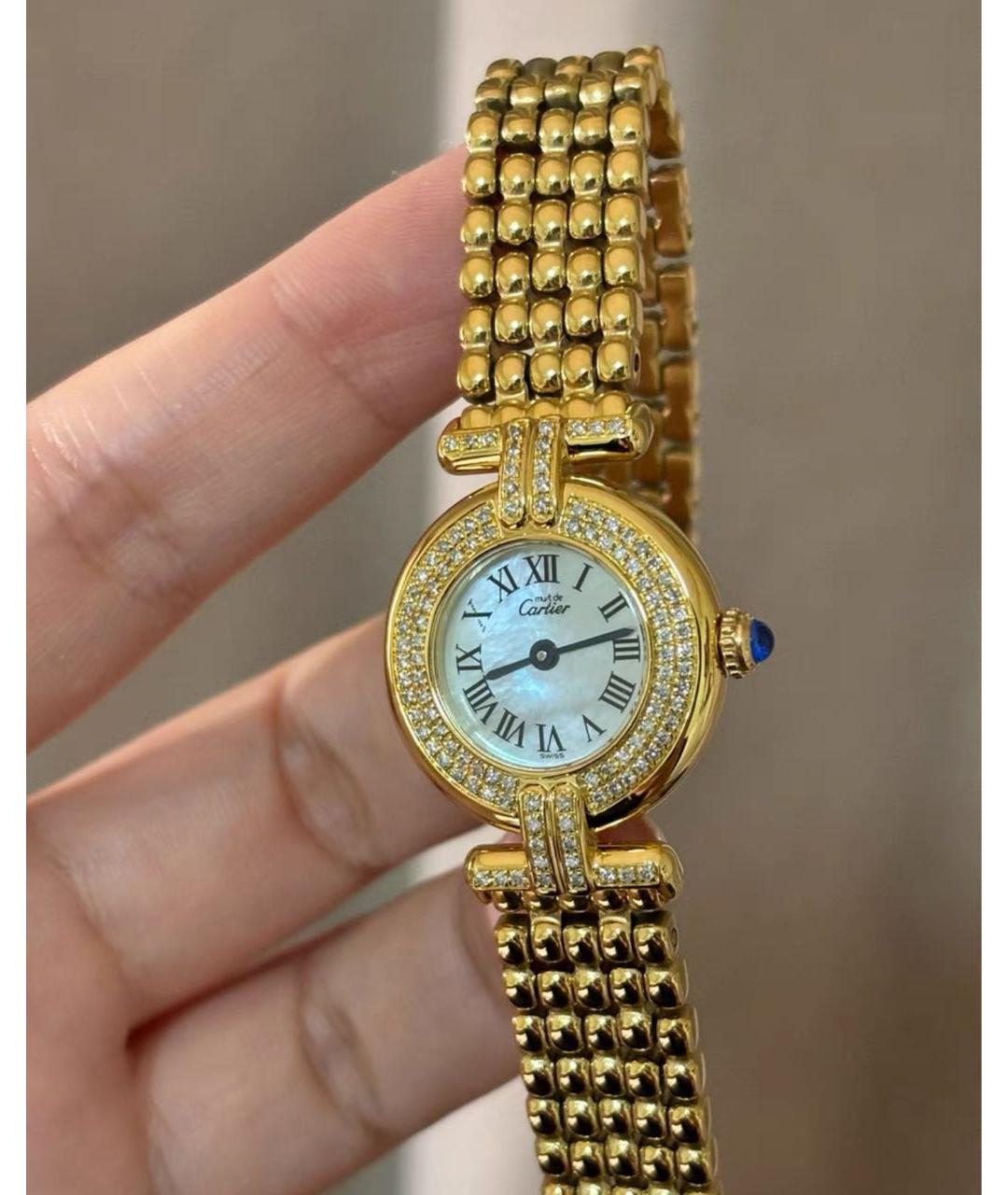 CARTIER Золотые часы, фото 4