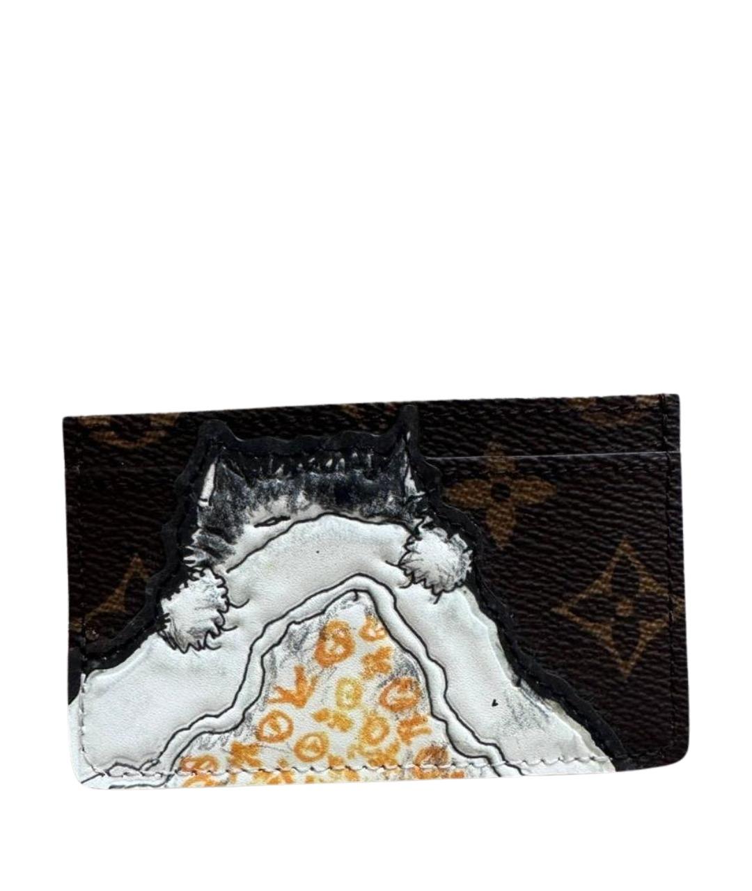 LOUIS VUITTON Коричневый кардхолдер, фото 1