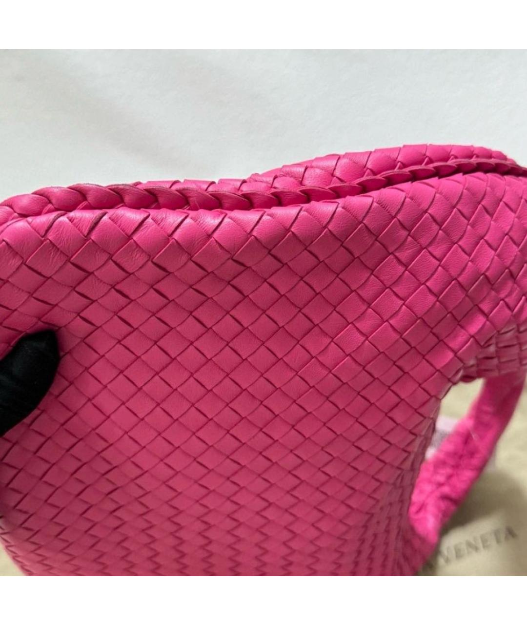 BOTTEGA VENETA Розовая сумка через плечо, фото 6