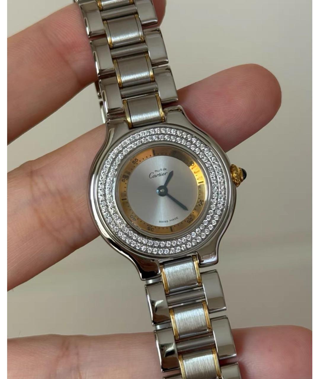 CARTIER Серебряные часы, фото 3