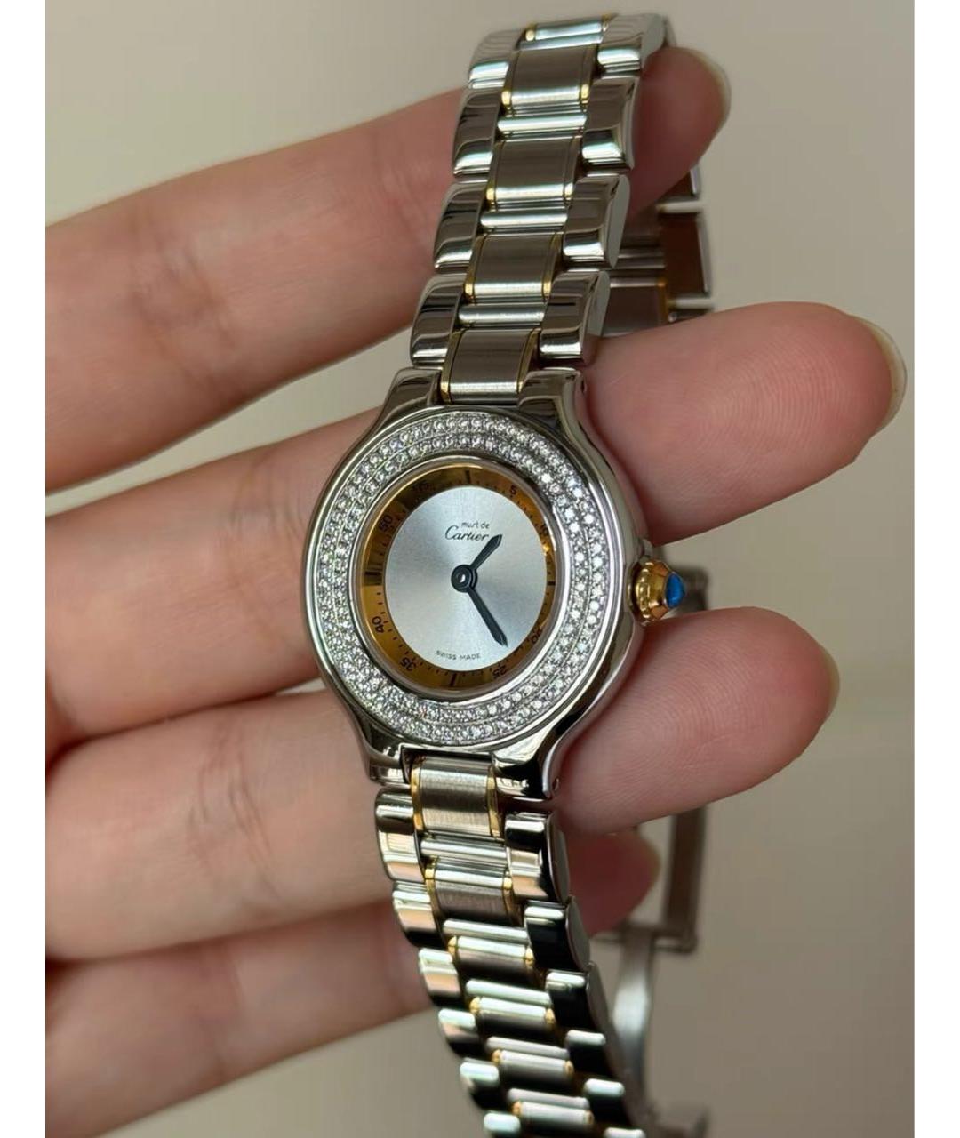 CARTIER Серебряные часы, фото 4
