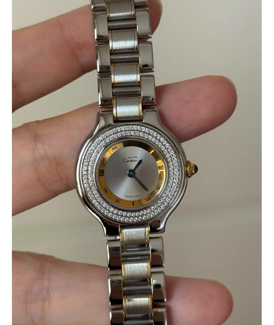 CARTIER Серебряные часы, фото 2