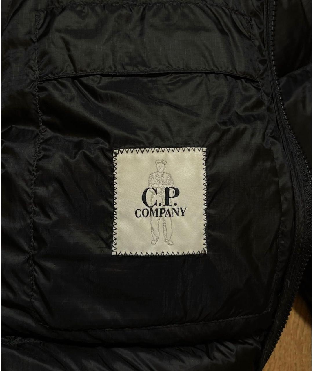 CP COMPANY Черный синтетический пуховик, фото 7