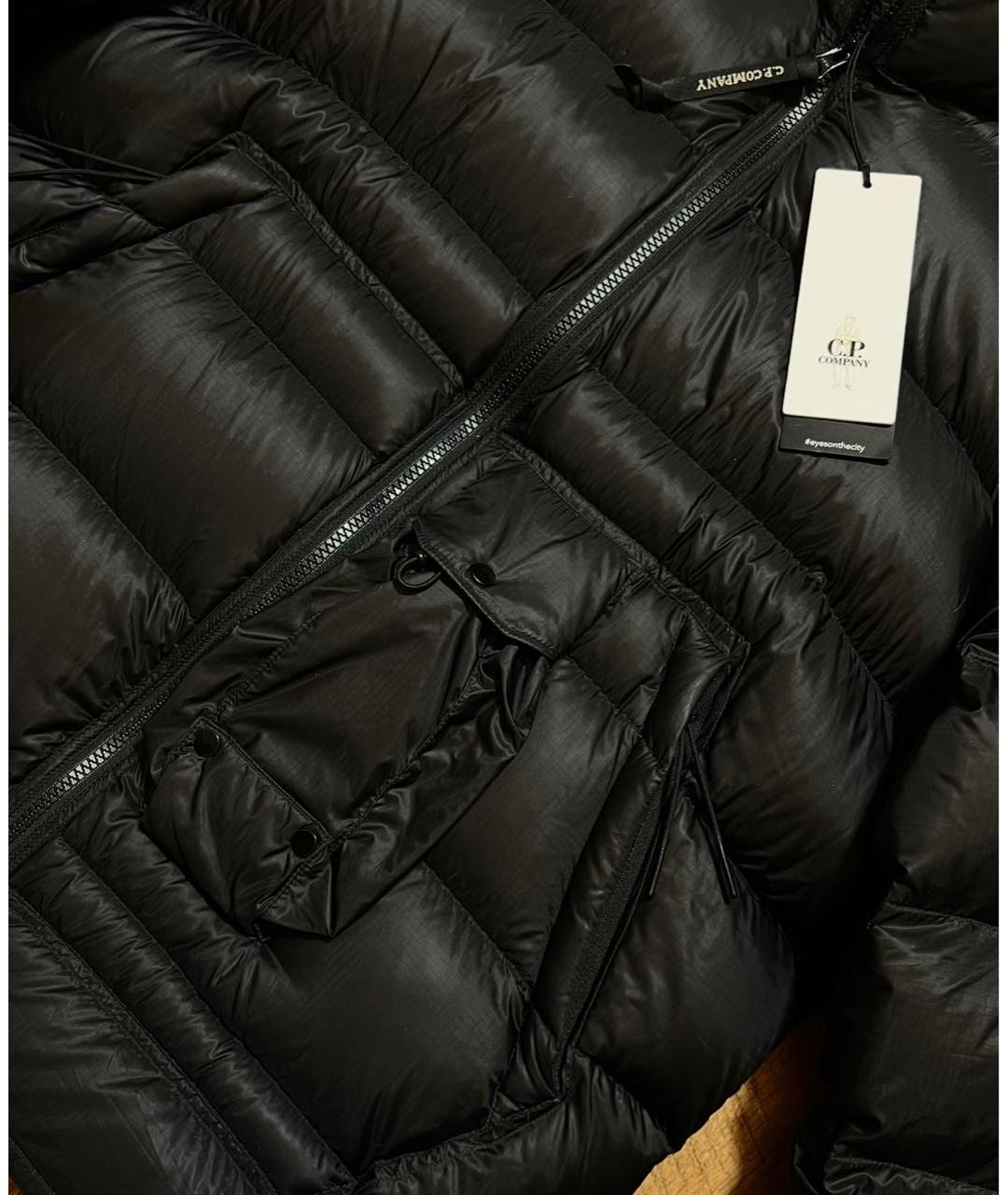 CP COMPANY Черный синтетический пуховик, фото 4