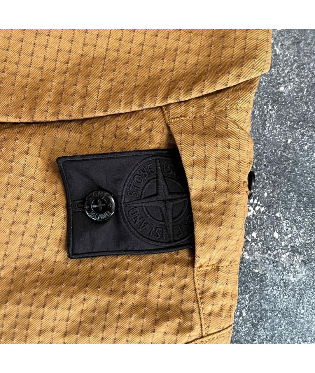 STONE ISLAND SHADOW PROJECT Коричневые хлопковые повседневные брюки, фото 6