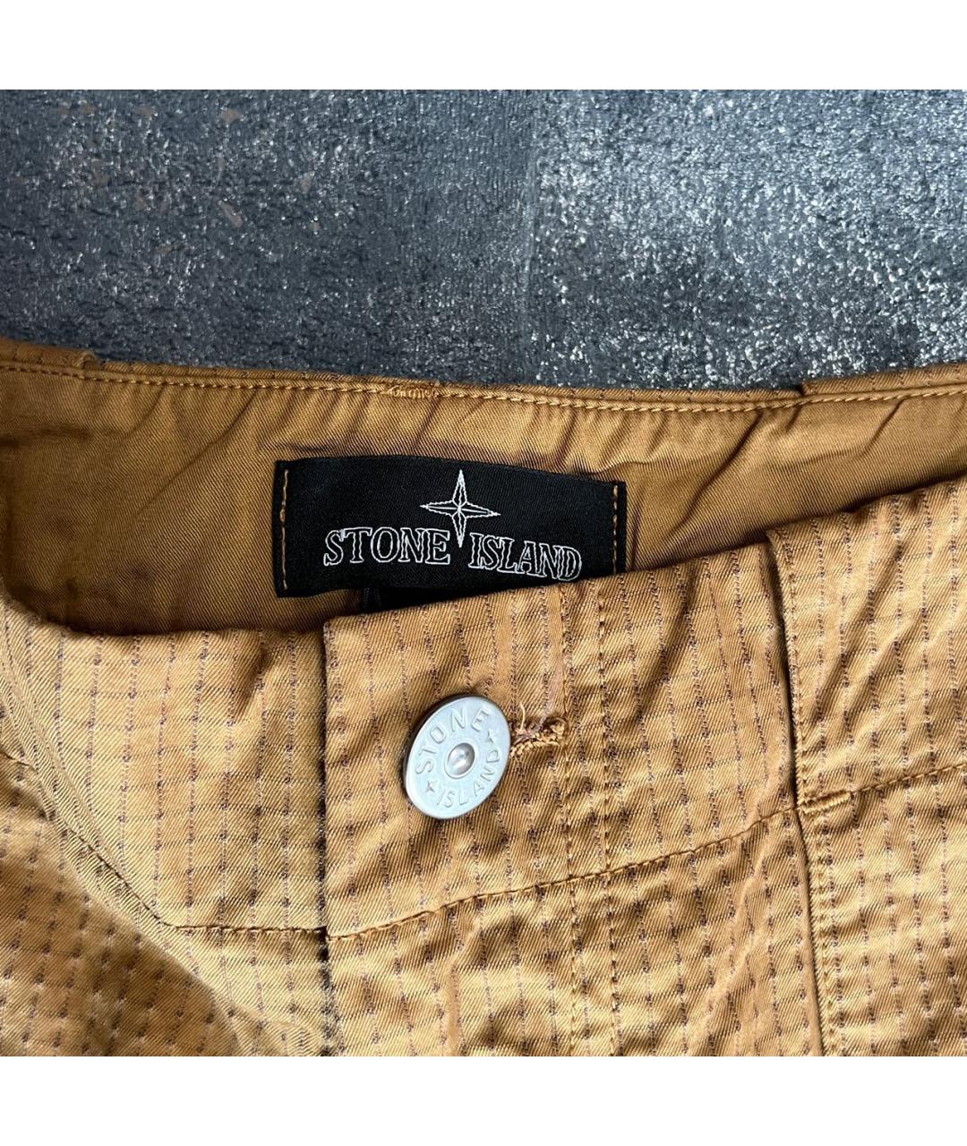 STONE ISLAND SHADOW PROJECT Коричневые хлопковые повседневные брюки, фото 3