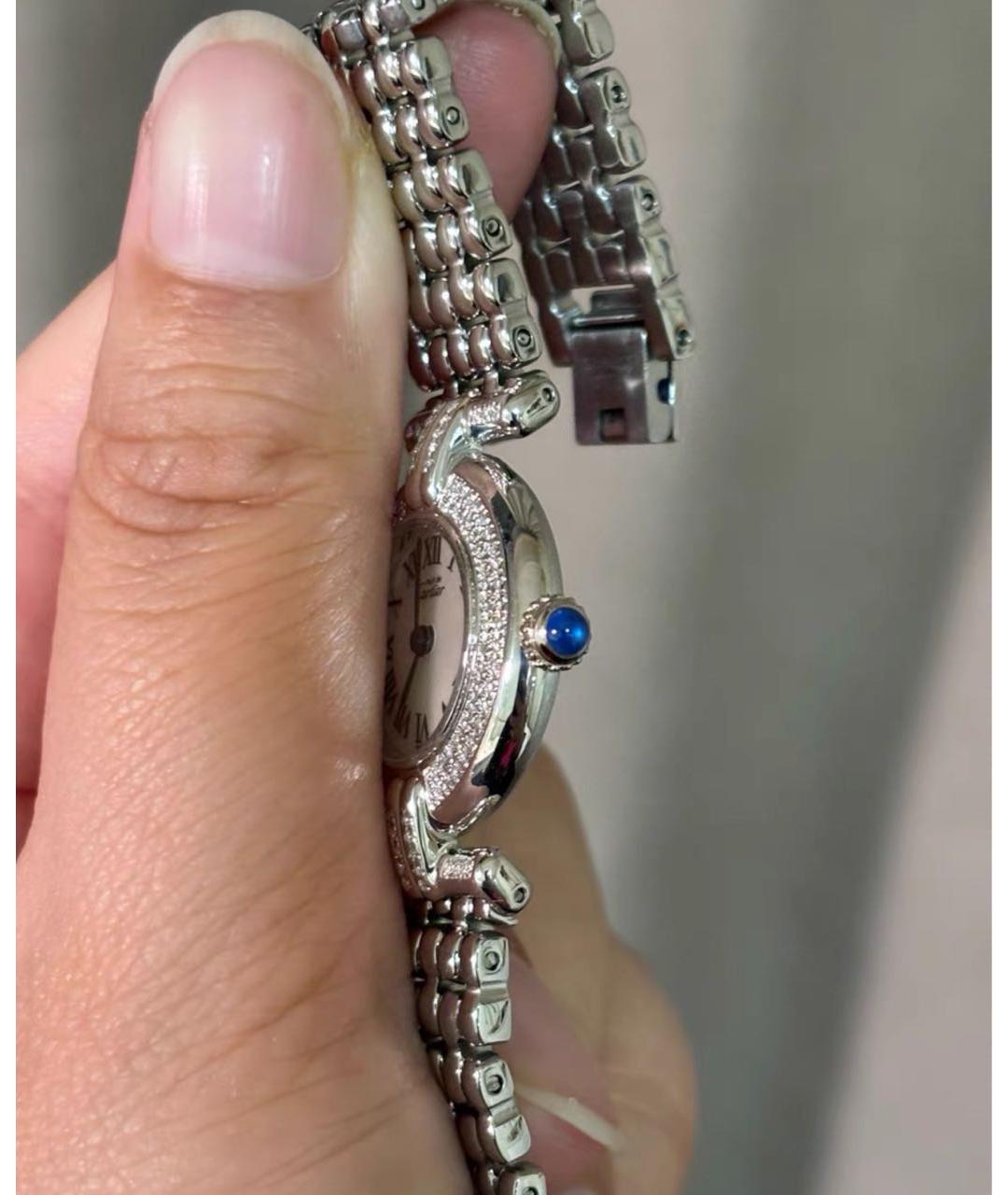 CARTIER Серебряные часы из белого золота, фото 4