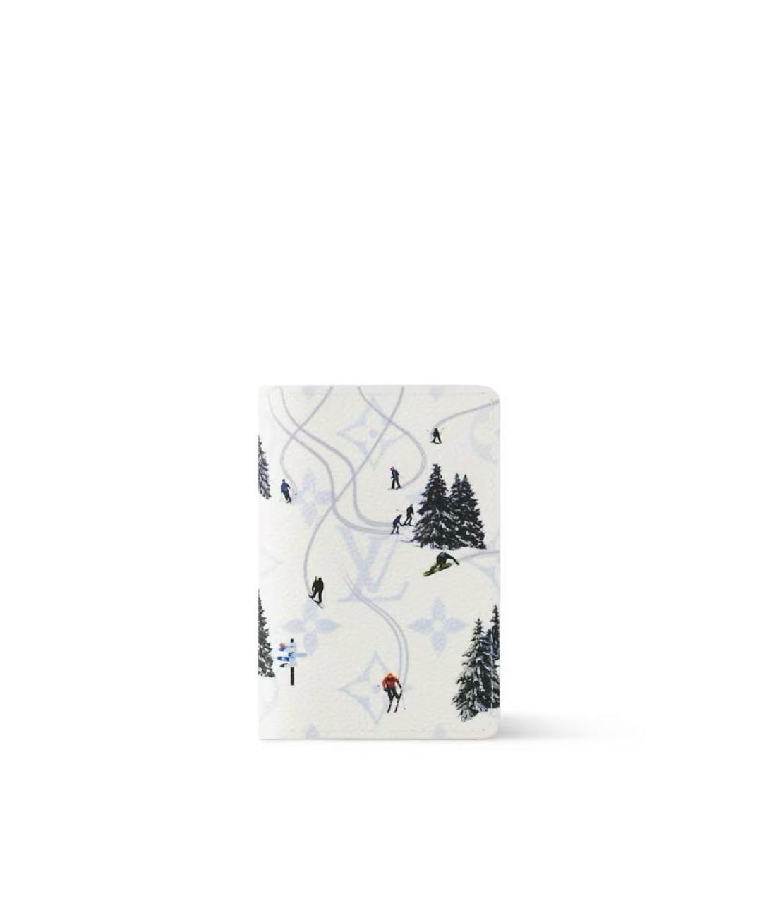 LOUIS VUITTON Белый кожаный кошелек, фото 1
