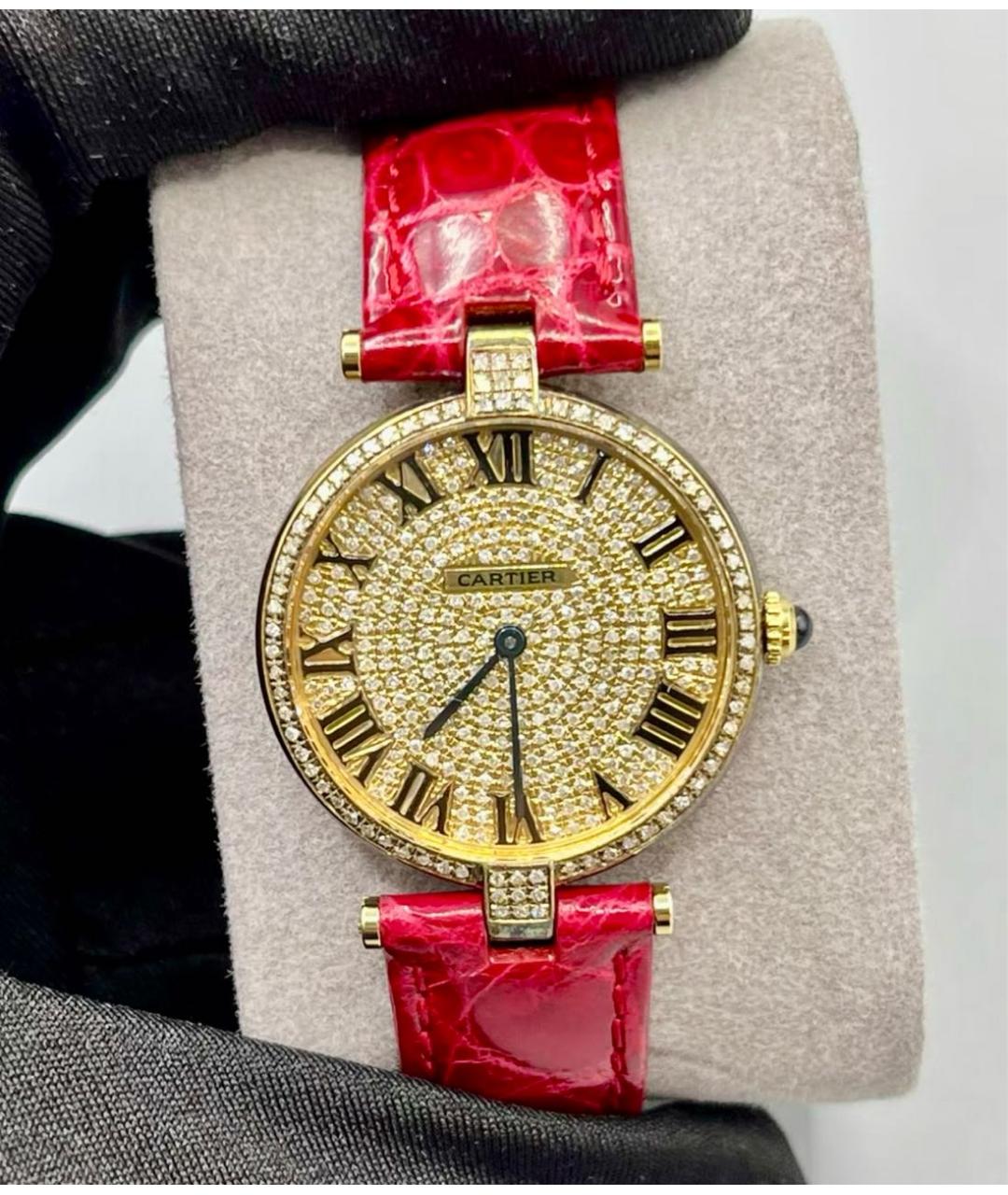 CARTIER Золотые часы, фото 6
