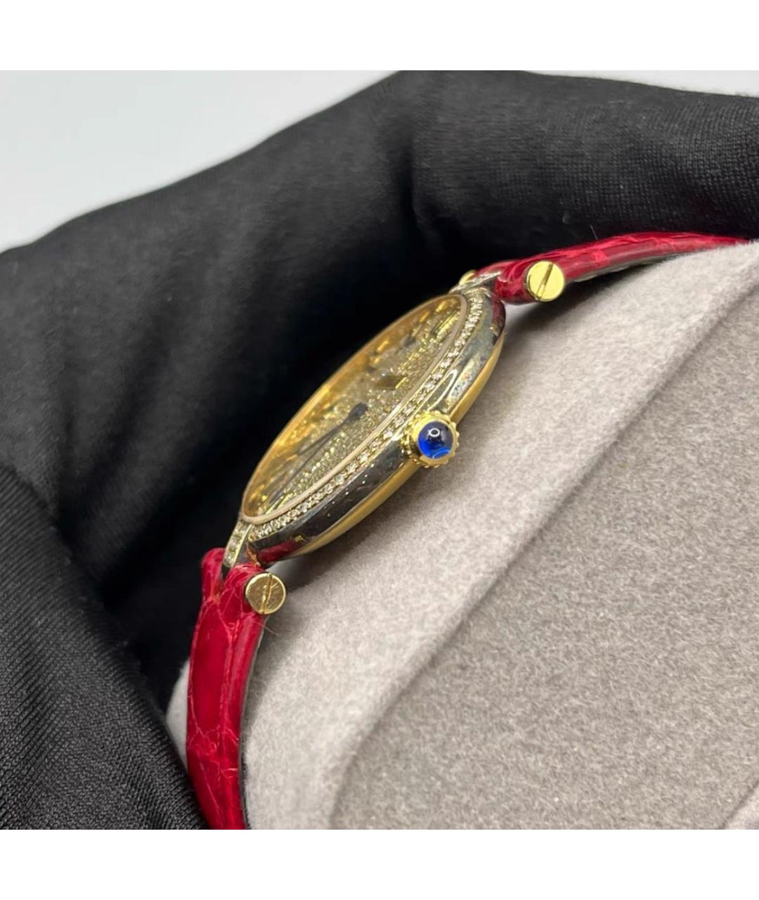 CARTIER Золотые часы, фото 4