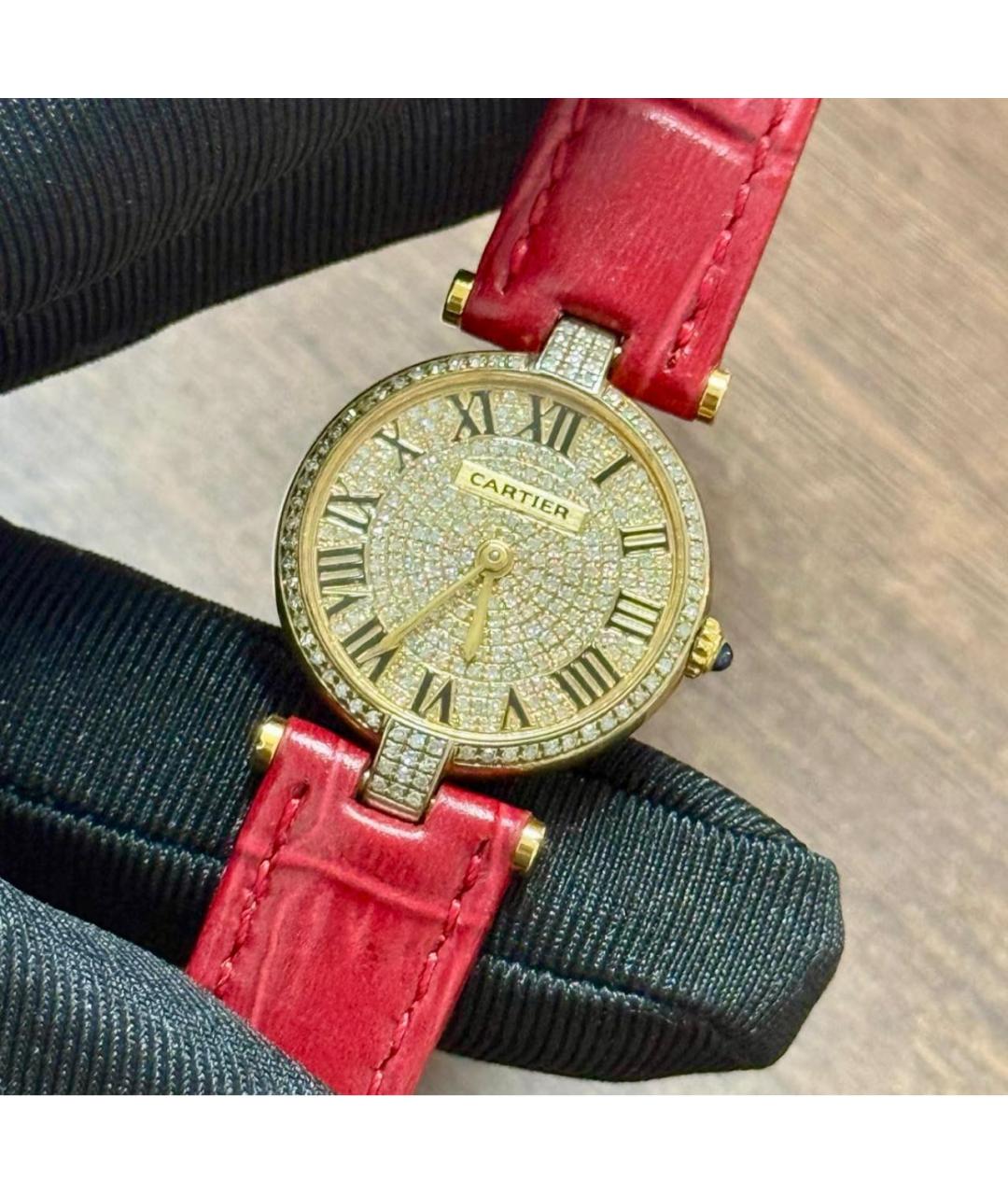 CARTIER Золотые часы, фото 2