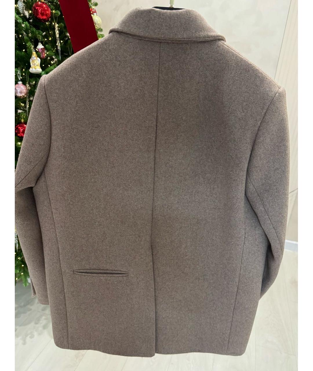 AUTENTIMENTS Коричневый шерстяной жакет/пиджак, фото 6